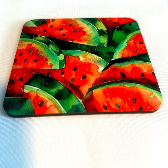 Set of 4 fruit Coasters - Picture 3 of 6